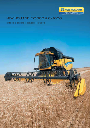 Mietitrebbie New Holland CX 5090 Laterale