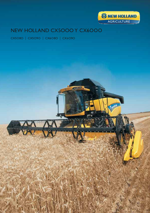 Mietitrebbie New Holland CX 5090 Laterale