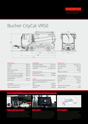 Spazzatrici compatte Bucher-Schörling CityCat VR50