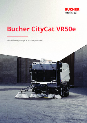 Spazzatrici compatte Bucher-Schörling CityCat VR50e