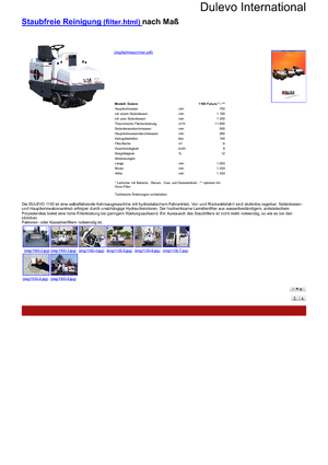 Spazzatrici compatte Dulevo Dulevo 1100 Futura DL