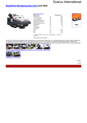 Spazzatrici compatte Dulevo Dulevo 1850/120 Elite EH