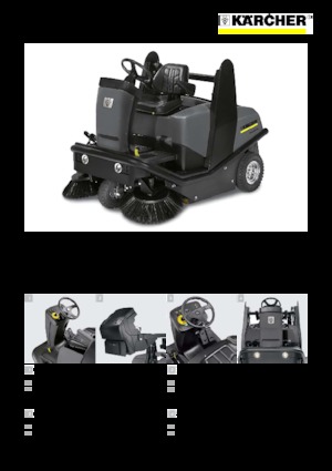 Spazzatrici compatte Kärcher KM 120/150 R D 2 SB