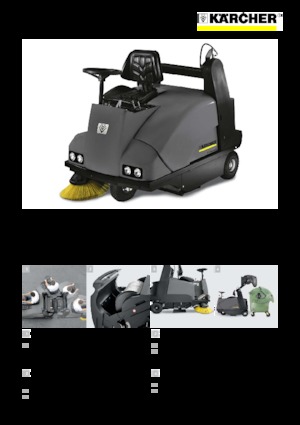 Spazzatrici compatte Kärcher KMR 1250 BAT Pack