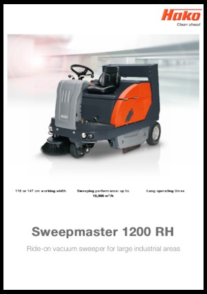 Spazzatrici compatte Hako Sweepmaster D 1200 RH