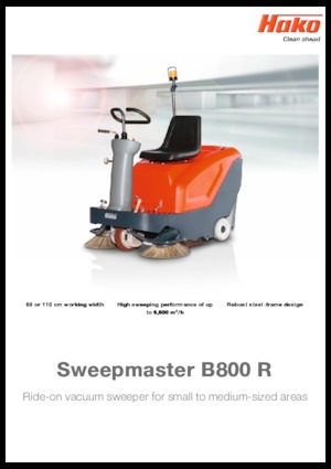 Spazzatrici compatte Hako Sweepmaster B 800 R