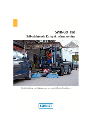 Spazzatrici compatte Schmidt Swingo 150