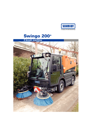 Spazzatrici compatte Schmidt Swingo 200