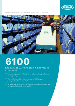 Spazzatrici compatte Tennant Tennant 6100