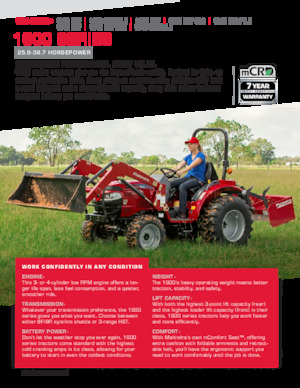 Trattori per uso municipale Mahindra 1626