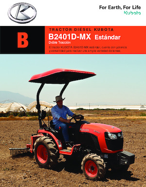 Trattori per uso municipale Kubota B2401D-MX