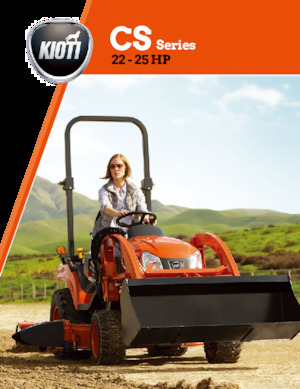 Trattori per uso municipale Kioti CS2510 