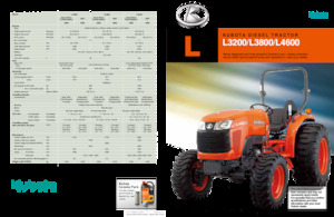 Trattori per uso municipale Kubota L3800HST