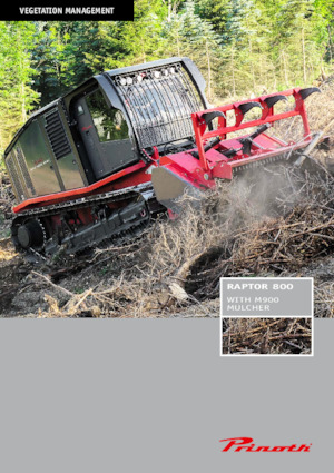 Trattori per uso municipale Prinoth Raptor 800