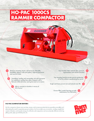 Piastre vibranti montabili Rammer Ho-Pac 1000CS