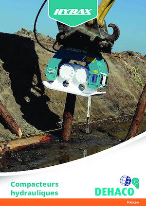 Piastre vibranti montabili Dehaco HYRAX 125