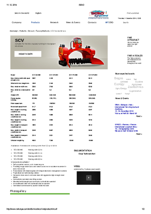 Trasformatori per compost Seko SCV 470 MD