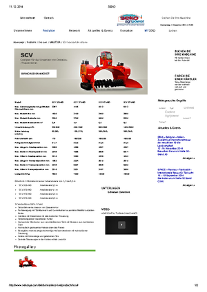 Trasformatori per compost Seko SCV 470 MD