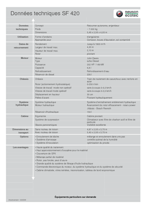 Trasformatori per compost Neuson-Ecotec SF 420