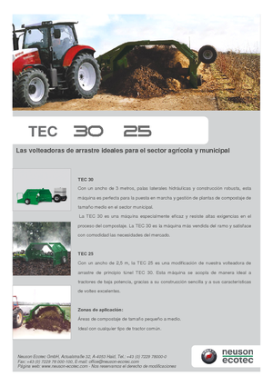 Trasformatori per compost Neuson-Ecotec TEC 30