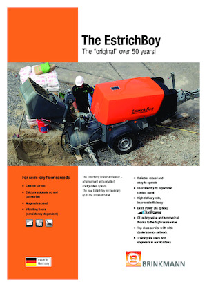 Trasportatori pneumatici Brinkmann Estrich Boy EC 350 