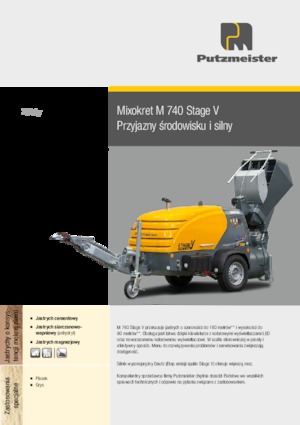 Trasportatori pneumatici Putzmeister M 740 DHBS