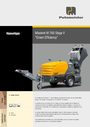 Trasportatori pneumatici Putzmeister M 760 DHB 