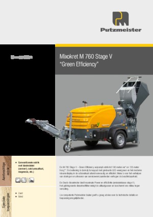 Trasportatori pneumatici Putzmeister M 760 DHB 