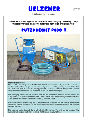 Trasportatori pneumatici Uelzener P 330-100