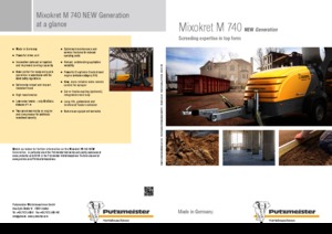 Trasportatori pneumatici Putzmeister M 740 DB