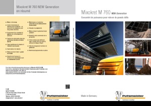 Trasportatori pneumatici Putzmeister M 760 DHB