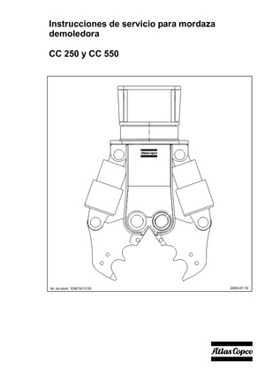 Pinze  idrauliche per calcestruzzo Atlas Copco CC 550