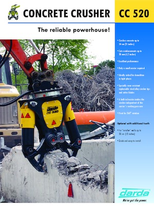 Pinze  idrauliche per calcestruzzo Darda CC520