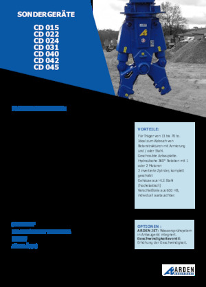 Pinze  idrauliche per calcestruzzo Arden CD022