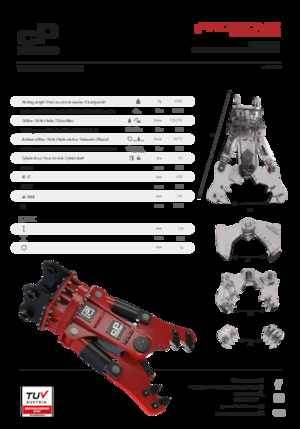 Pinza frantumatrice Promove CP 2000