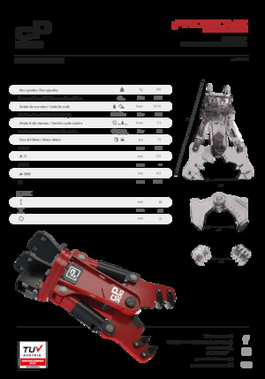 Pinze  idrauliche per calcestruzzo Promove CP 300