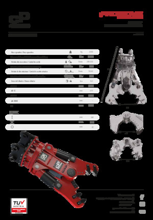 Pinze  idrauliche per calcestruzzo Promove CP 4000