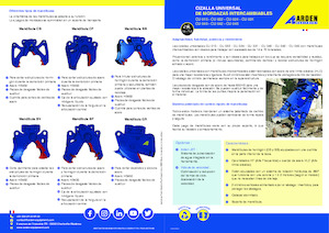 Pinze  idrauliche per calcestruzzo Arden CU015