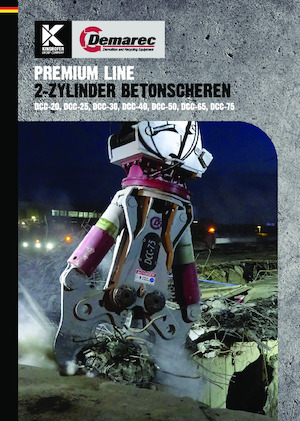 Pinze  idrauliche per calcestruzzo Demarec DCC-50
