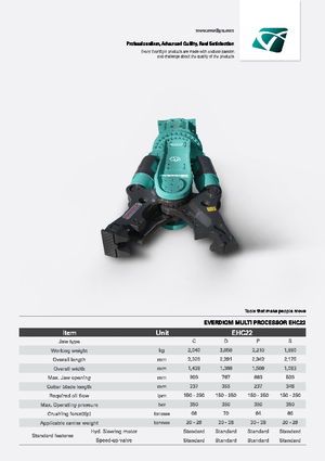 Pinza frantumatrice Everdigm EHC22