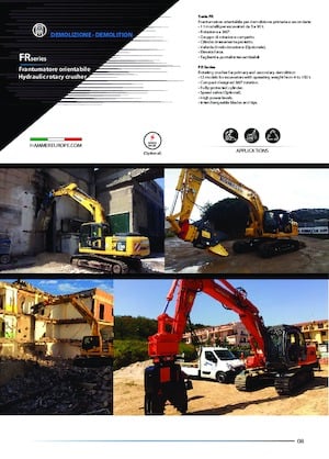 Pinze  idrauliche per calcestruzzo Hammer FR21