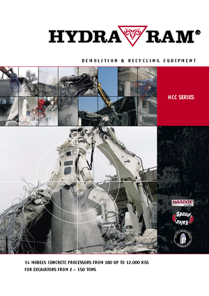 Pinze  idrauliche per calcestruzzo Hydra Ram HCC 3