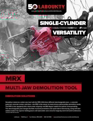 Pinze  idrauliche per calcestruzzo LaBounty MRX 360 CC