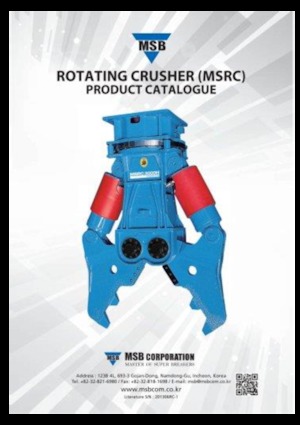 Pinze  idrauliche per calcestruzzo MSB MSRC3000