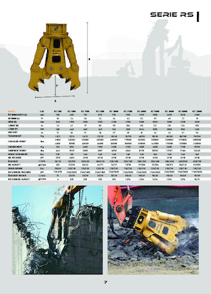 Pinze  idrauliche per calcestruzzo OSA Demolition Equipment RS8000 