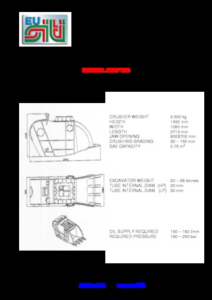 Pinze  idrauliche per calcestruzzo Eusiti SGF 35