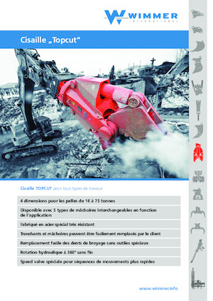 Pinze  idrauliche per calcestruzzo WIMMER TC 1100 U