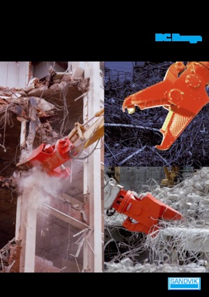 Pinze idrauliche per calcestruzzo ed acciaio Sandvik BC 2022