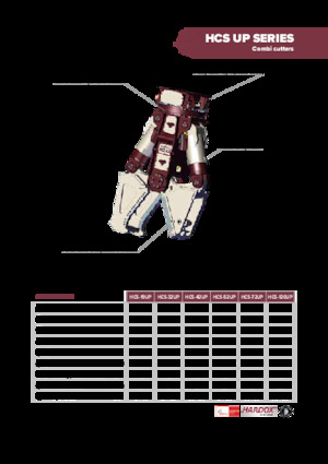 Pinze idrauliche per calcestruzzo ed acciaio Hydra Ram HCS-32UP