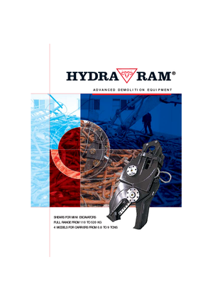 Pinze idrauliche per calcestruzzo ed acciaio Hydra Ram HMSH 10